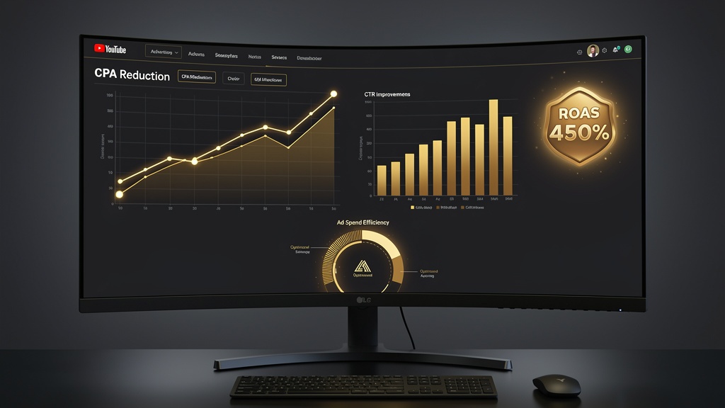 YouTubeアナリティクスダッシュボード